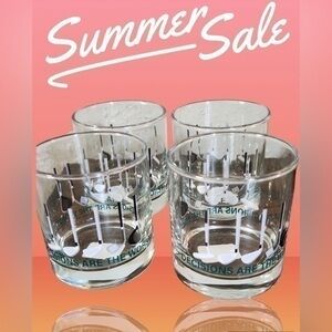 - Cristar Golf Lexington Rock Glass/Whiskey /Shot Glass